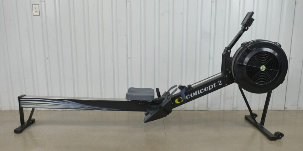 Concept 2 Model D RowErg Indoor Rowing Machine With PM5 Black Rhino