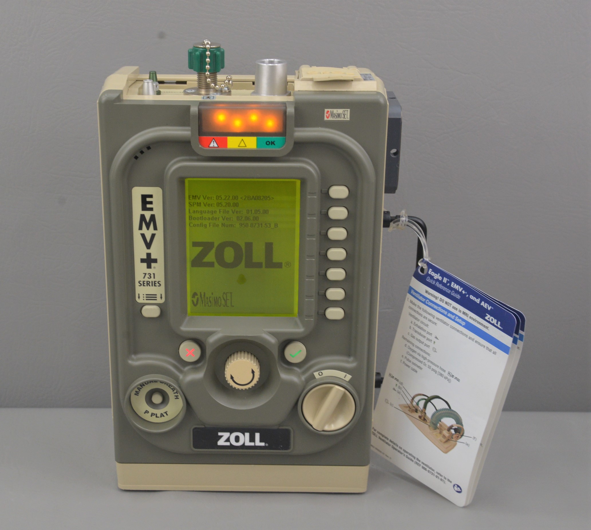 team Teleurgesteld klink Zoll Impact EMV+ 731 Series Portable Ventilator 800-EMVP-04 – Rhino Trade  LLC