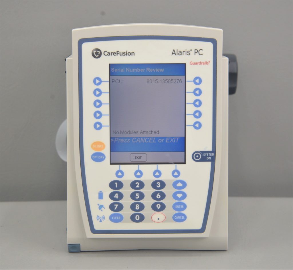 CareFusion Alaris PC Guardrails 8015 IV Infusion Pump Control Unit REF ...