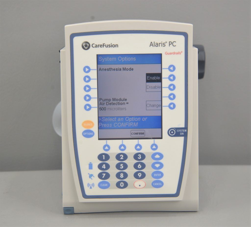 CareFusion Alaris PC Guardrails 8015 IV Infusion Pump Control Unit REF ...