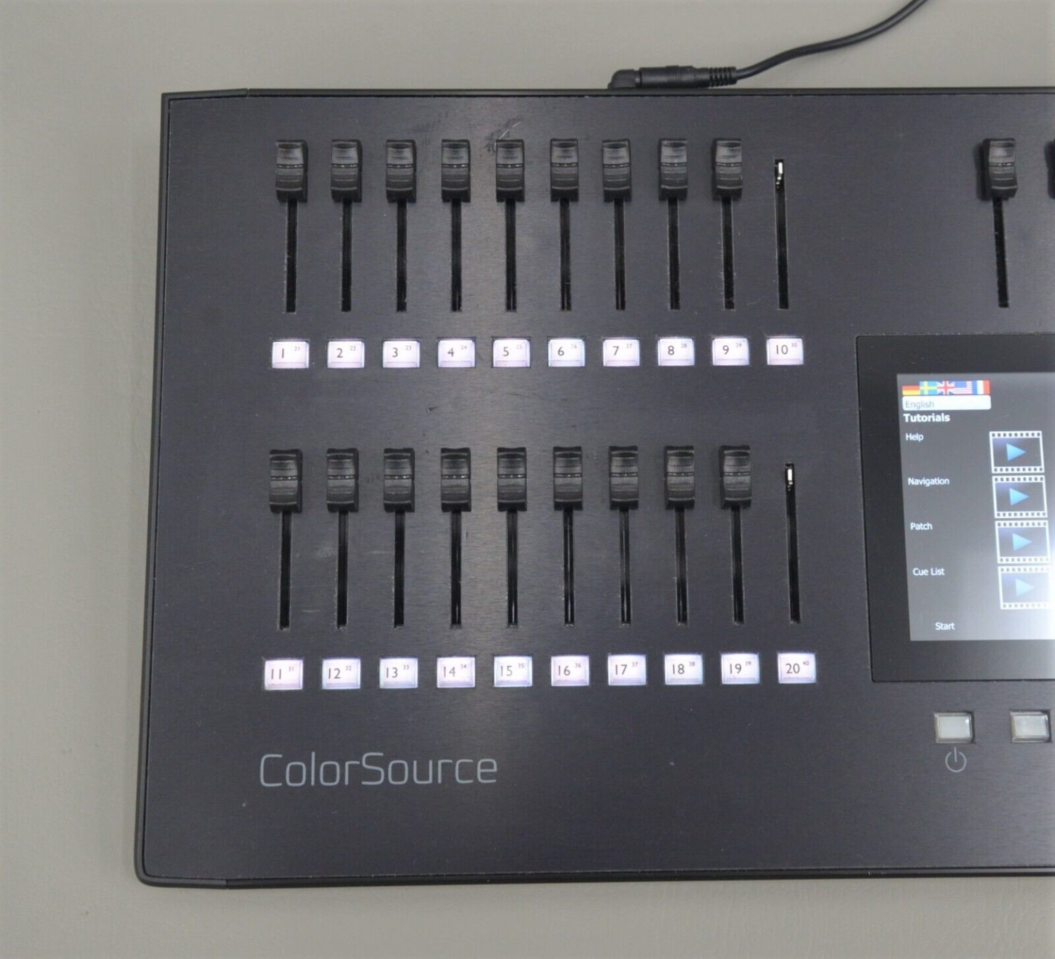 ETC CS20 ColorSource 20 Portable DMX Lighting Control Console 7225A1000