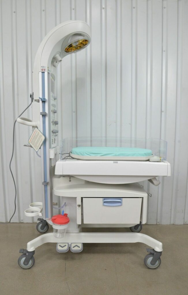 GE Healthcare Giraffe Bedded Baby Warmer 1502 T-Piece, Blender, and