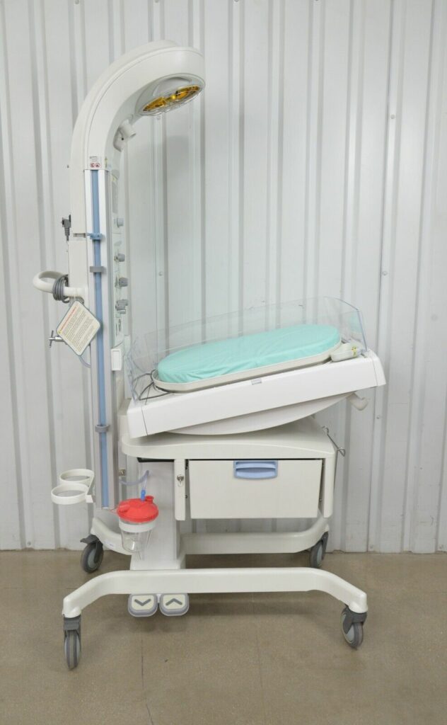 GE Healthcare Giraffe Bedded Baby Warmer 1502 T-Piece, Blender, and