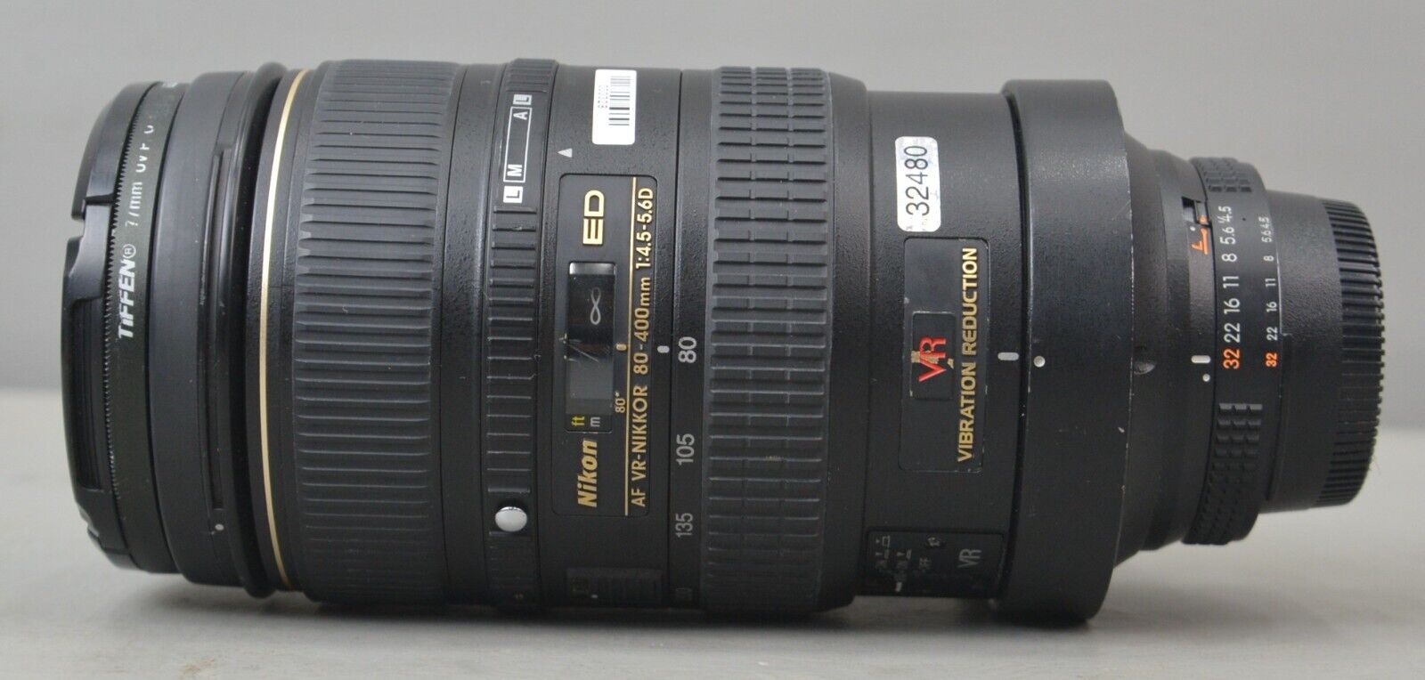 Nikon ED AF VR-Nikkor 80-400mm 1:4.5-5.6D Lens