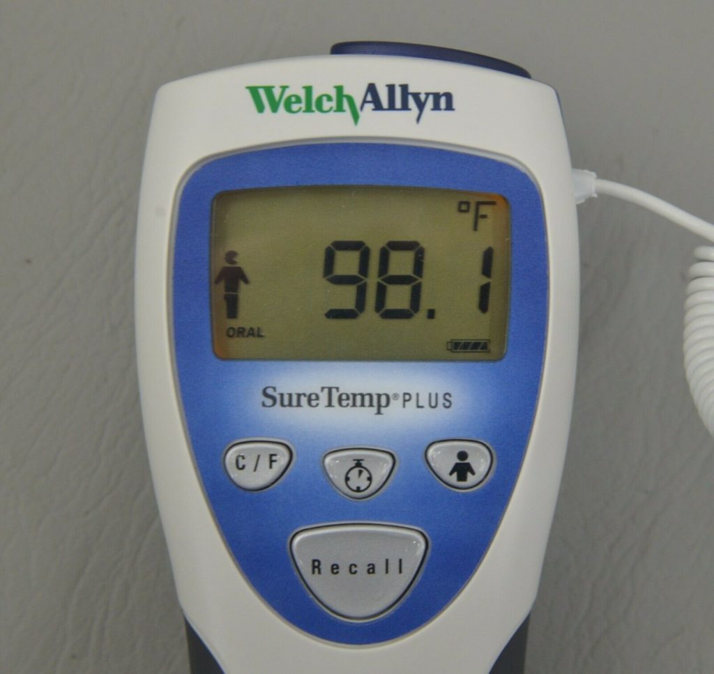 Welch Allyn Model 692 Suretemp Plus Thermometer W Oral And Rectal Probes