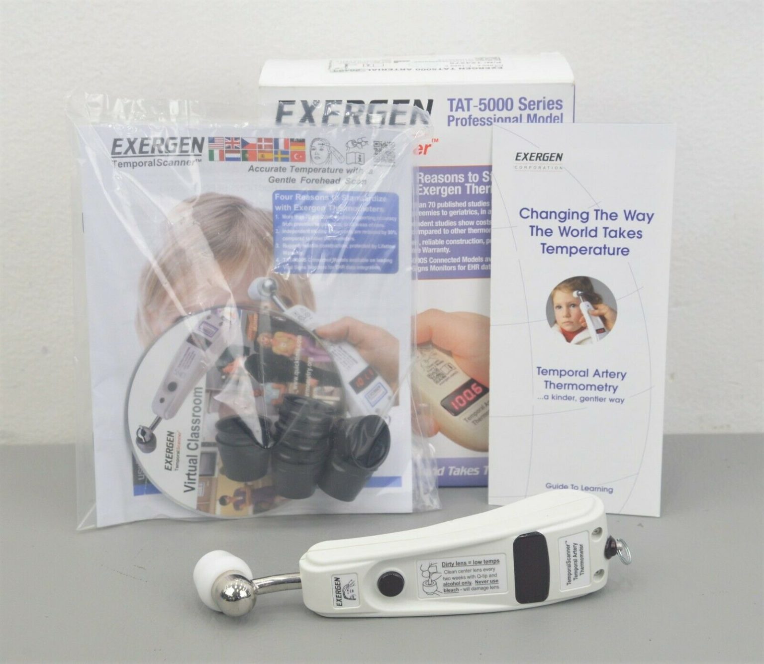 New Exergen TAT-5000 Temporal Artery Thermometer Scanner #124275