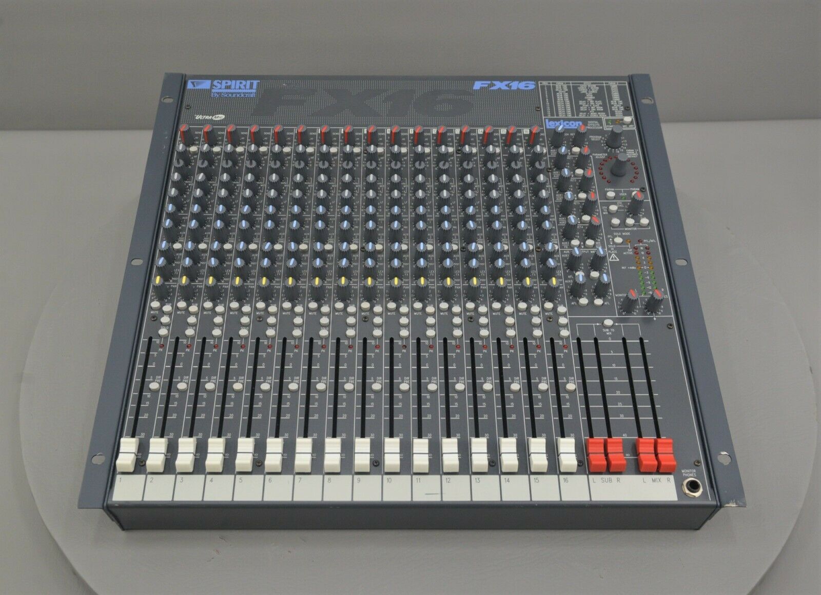 Soundcraft Spirit FX16 16-Channel Audio Mixer w/ Built-in Lexicon Effects