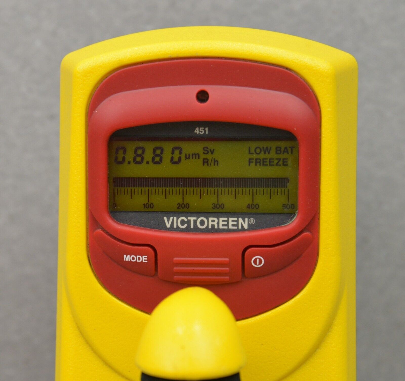 Fluke Victoreen 451B-RYR Ion Chamber Survey Meter Radiation Detector Gamma  X-Ray