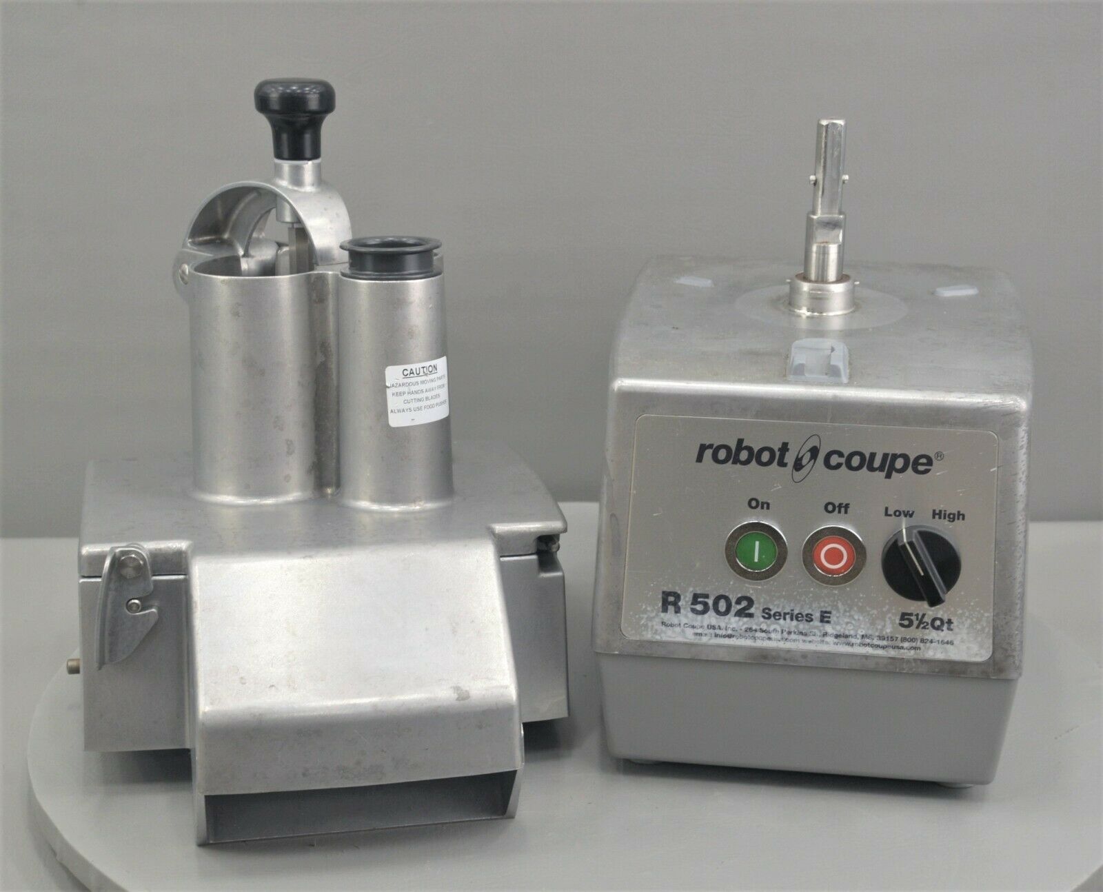 Robot Coupe R401 Single-Speed 4.5-Quart Combination Continuous Feed  Commercial Food Processor, 120v, Grey