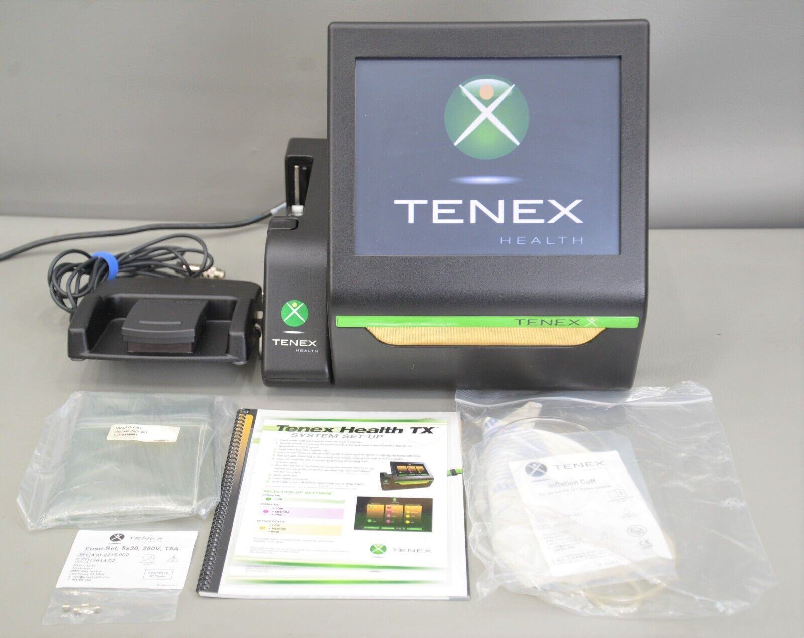 TENEX HEALTH TX System Console 554-0000-000 with Foot Switch 33131920 V  1.0.0