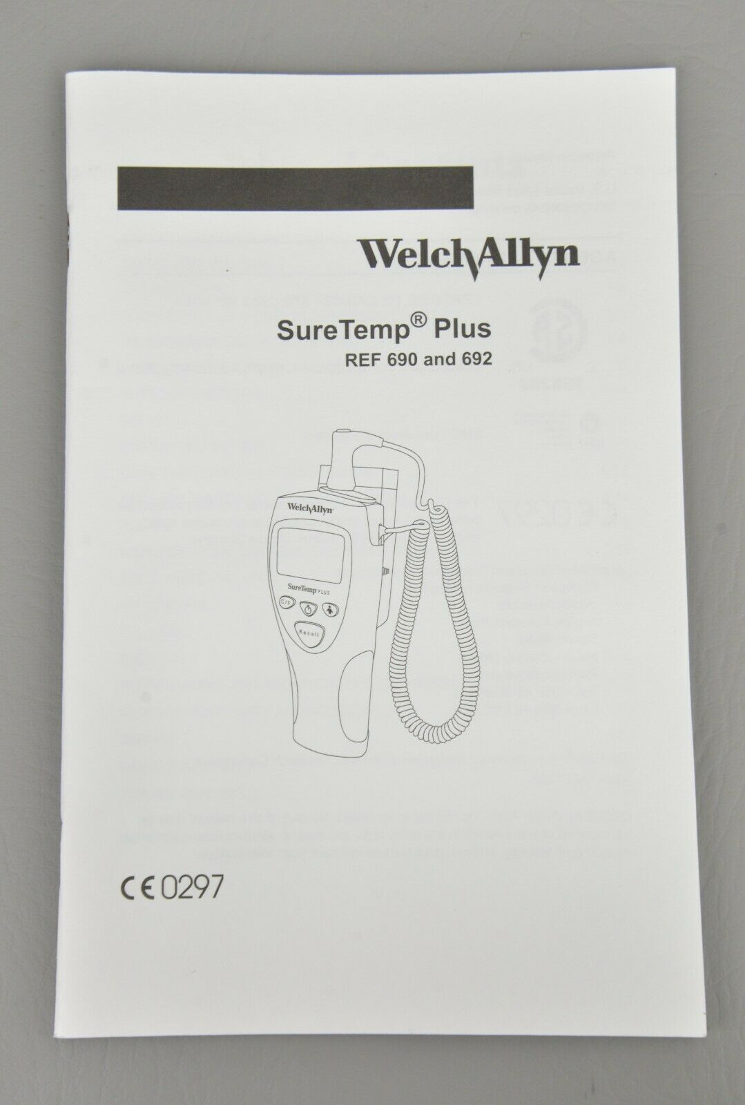 Baxter Welch Allyn SURETEMP PLUS 692 Rectal Thermometer