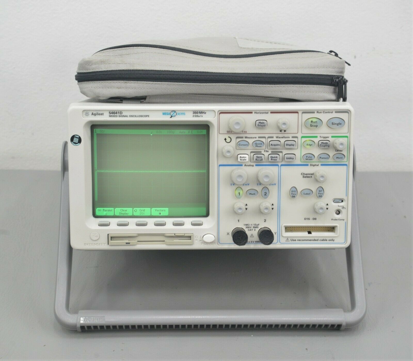 Agilent 54641D Mixed-Signal Digital Oscilloscope Logic Analyzer 2 16 Ch 350  MHz