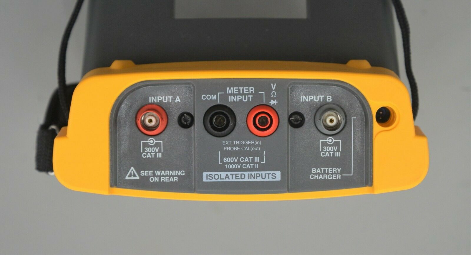 Fluke 196C Scopemeter Color 1GS/s Dual-Input 100MHz Oscilloscope w/ Leads &  Case