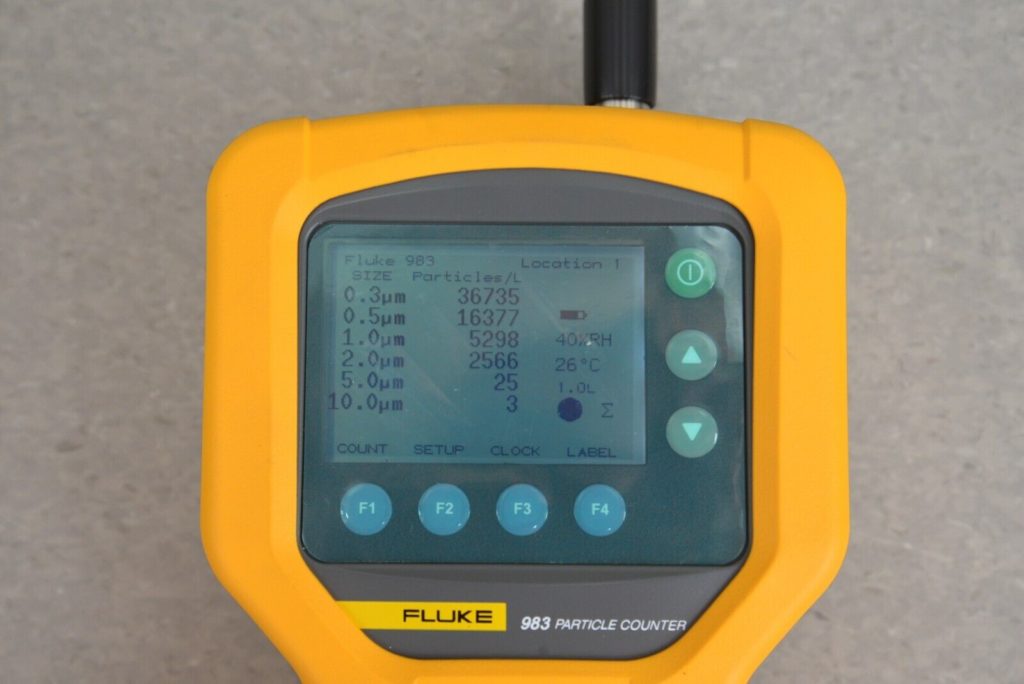 Fluke 983 Particle Counter Air Quality Meter HVAC IAQ – Rhino Trade LLC