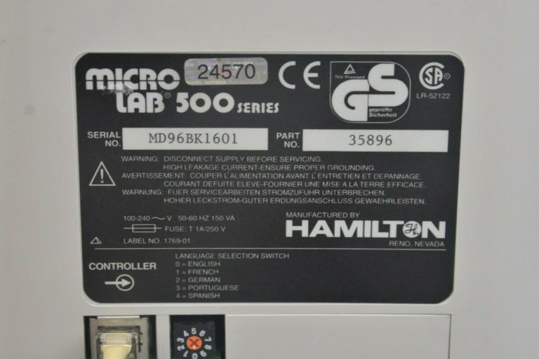 hamilton microlab 500 service manual