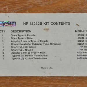 Hewlett Packard 85032B Type N Calibration Kit HP Keysight