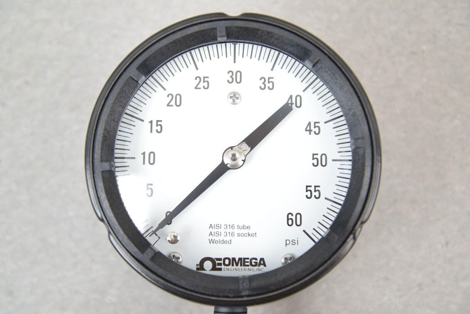 Omega PGH 45L 60 Pressure Gauge 4.5