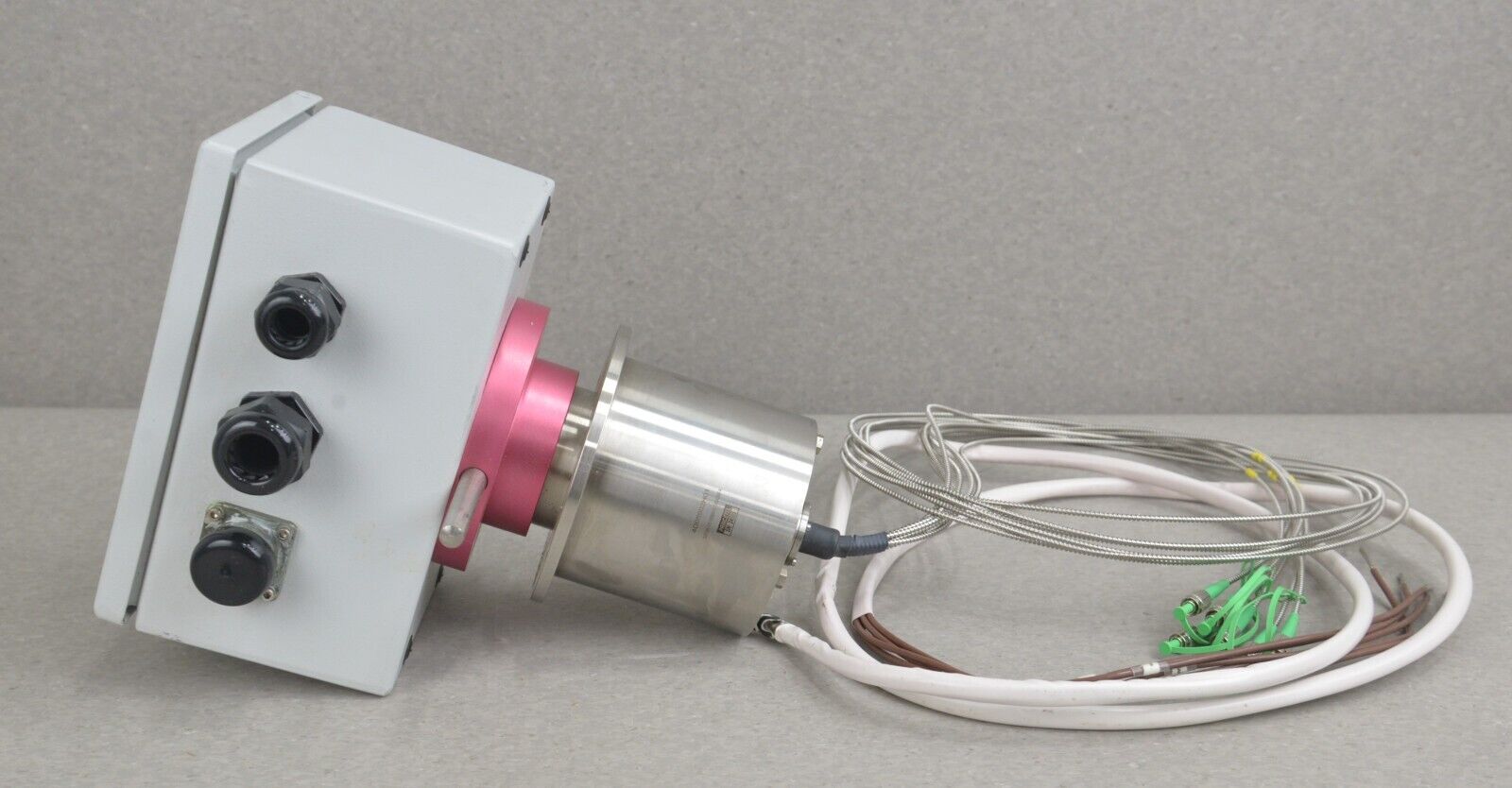 What is the concept behind the introduction of the fiber optic slip ring?