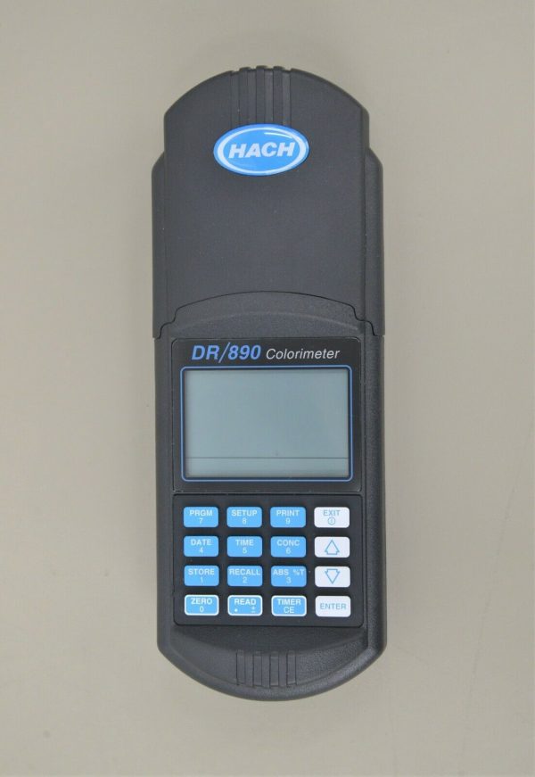 Hach DR/890 Portable Data Logging Colorimeter Instrument P/N 4847060