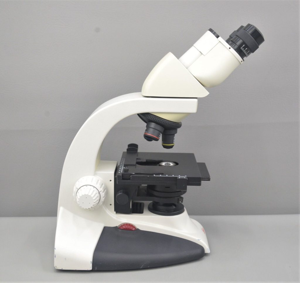 Leica Dme Upright Compound Binocular Microscope W 4x 10x 40x Objectives Rhino Trade Llc 4140