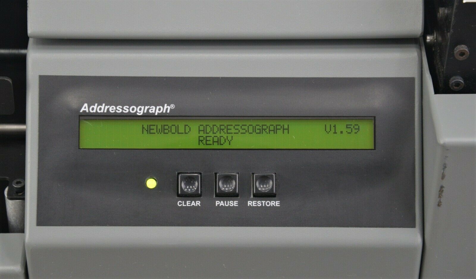 NewBold Model 3000 Addressograph High Speed Metal Plate Embosser V1.59