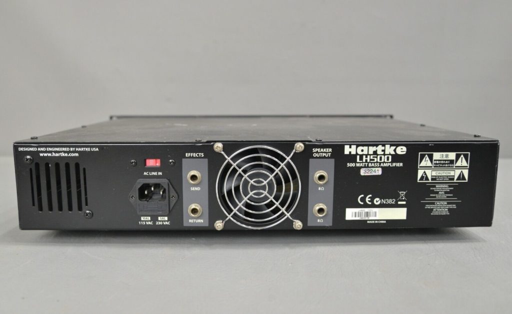 Hartke LH500 500 Watt Bass Amplifier Class A Valve Preamp Rhino Trade LLC